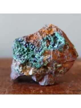 Azurite Malachite Cluster Blue Green Earth Stone Rough Mineral 2 Inch